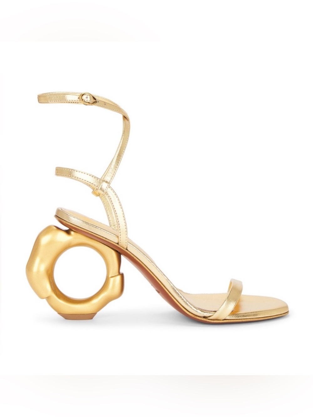 Cult Gaia Circe Sandal in Brass